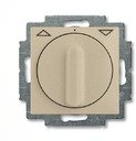 ABB Basic55 2CKA001101A0927 Выключатель жалюзи поворотный (10 А, без фиксации, под рамку, скрытая установка, шампань)