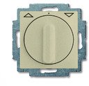 ABB Basic55 2CKA001101A0926 Выключатель жалюзи поворотный (10 А, с фиксацией, под рамку, скрытая установка, шампань)