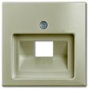ABB Basic55 2CKA001753A0204 Крышка розетки телефонной/компьютерной (RJ11/RJ45, шампань)