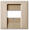 ABB Basic55 2CKA001724A4312 Крышка розетки телефонной/компьютерной (USB, шампань)