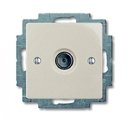 ABB Basic55 2CKA001724A4310 Розетка телевизионная (TV, под рамку, скрытая установка, шампань)
