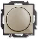 ABB Basic55 2CKA006515A0845 Светорегулятор поворотно-нажимной (400 Вт, подсветка, под рамку, скрытая установка, шампань)