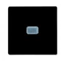 ABB Basic55 2CKA001012A2175 Выключатель одноклавишный (10 А, подсветка, под рамку, скрытая установка, chateau-черный)