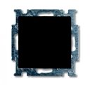 ABB Basic55 2CKA001413A1095 Выключатель одноклавишный (Н.О. контакт, 10 А, под рамку, скрытая установка, chateau-черный)