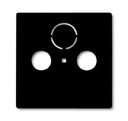 ABB Basic55 2CKA001724A4314 Крышка розетки телевизионной (TV+Radio+(SAT), chateau-черный)