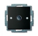 ABB Basic55 2CKA001724A4313 Розетка телевизионная (TV, под рамку, скрытая установка, chateau-черный)