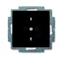 ABB Basic55 2CKA002013A5338 Розетка с заземляющим контактом (16 А, шторки, под рамку, скрытая установка, альпийский chateau-черный)