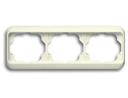 ABB Alpha Nea 1754-0-3807 Рамка 3-постовая (горизонт., слоновая кость)