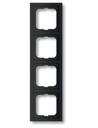 ABB Future Linear 2CKA001754A4422 Рамка 4-постовая (черный бархат)