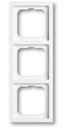 ABB Future Linear 2CKA001754A4175 Рамка 3-постовая (скругленные углы, белая)