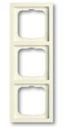 ABB Future Linear 2CKA001754A4170 Рамка 3-постовая (скругленные углы, слоновая кость)