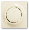 ABB Impuls 2CKA001753A0064 Клавиша двойная (подсветка, слоновая кость)