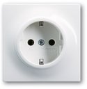 ABB Impuls 2CKA002011A3790 Розетка Schuko (16A, под рамку, с/у, з/к, белая)