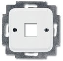 ABB Reflex 2CKA001753A3833 Корпус телефонной/компьютерной розетки (RJ11/RJ45, прямой, альпийский-белый)