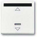 ABB Carat/Future Linear/Solo/Busch-Axcent 2CKA006020A1334 Накладка светорегулятора/жалюзи (ИК-управление, подсветка, маркировка, белая)