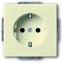 ABB Carat/Future Linear/Solo 2CKA002011A6214 Розетка с заземляющим контактом (16A, безвинт. клеммы, под рамку, скрытая установка, слоновая кость)