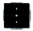 ABB Future Linear 2CKA002011A6211 Розетка с заземляющим контактом (16A, безвинт. клеммы, под рамку, скрытая установка, черный бархат)