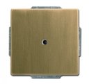 ABB Династия 2CKA001710A4080 Заглушка с суппортом (под рамку, с/у, античная латунь)