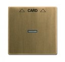 ABB Династия 2CKA001710A4078 Накладка карточного выключателя (линза, античная латунь)