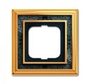 ABB BJE Династия 2CKA001754A4575 Рамка 1-ая (полированная латунь/черная роспись)