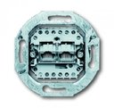 ABB Busch-Jaeger 2CKA000230A0243 Розетка телефонная/компьютерная (2xRJ11/RJ12/RJ45, cat.3, механизм, скрытая установка)