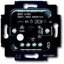 ABB Alpha Exclusive/Alpha Nea 2CKA006515A0840 Светорегулятор поворотно-нажимной, возможность управления с двух мест (600 Вт, механизм, подсветка, с/у, возм. о/у)