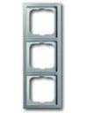 ABB Pure steel 2CKA001754A4319 Рамка 3-постовая (универсал, стальной)