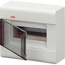 ABB 12468 Europa Бокс навесной серый 8мод. с дымчатой дв. IP41