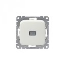 ABB 2TKA000239G1 Jussi Кнопка 1-клавишная с нормально-открытым контактом, 10А/250В, белый подсветка