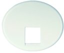 ABB Tacto 5517.1 BL Накладка телефонной/компьютерной розетки (RJ11/RJ45, белый)