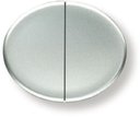 ABB Tacto 5511 PL Клавиша двойная (серебро)