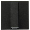 ABB Zenit 2CLA220700N1801 Вывод кабеля 2 модуля (под рамку, с/у, антрацит)