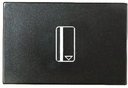 ABB Zenit 2CLA221410N1801 Выключатель для ключ-карты (16А, подсветка, с/у, антрацит)