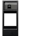 ABB Zenit 2CLA211810N1801 Крышка телефонной/компьютерной розетки (1 модуль, антрацит)