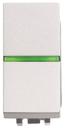 ABB Zenit 2CLA210150N1101 Выключатель одноклавишный 1 модуль (16 А, индикация, под рамку, скрытая установка, альпийский белый)