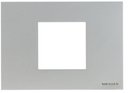 ABB Zenit 2CLA247200N1301 Рамка итальянский стандарт (2 модуля, серебро)