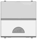 ABB Zenit 2CLA226010N1301 Светорегулятор электронный нажимной (500 Вт, подсветка, под рамку, скрытая установка, 2 модуля, серебро)