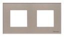 ABB Zenit 2CLA227200N3901 Рамка 2-постовая (2+2 модуля, стекло «брызги шампанского»)