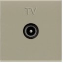 ABB Zenit 2CLA225070N1901 Розетка телевизионная (TV, под рамку, скрытая установка, шампань)