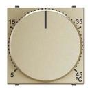 ABB Zenit 2CLA224030N1901 Терморегулятор для теплого пола с датчиком (10 А, подсветка, под рамку, скрытая установка, шампань)