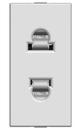 ABB Zenit 2CLA213500N1901 Розетка (16 А, под рамку, с/у, без з/к, шампань)