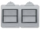 ABB Zenit 2CLA329200N1101 Коробка для открытого монтажа (IP55, 4 модуля, серая)