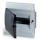 ABB 1SL0510A06 Unibox Бокс встраеваемый белый 8мод. c дымчатой дв. IP40 (с клеммным блоком)