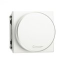 ABB Zenit 2CLA226030N1101 Светорегулятор поворотный (250 Вт, подсветка, под рамку, скрытая установка, 2 модуля, белый)