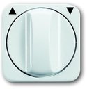 ABB Busch-Duro 2000 SI/Reflex SI 2CKA001753A2264 Центральная плата с поворотной ручкой для выключателя жалюзи (с фиксацией, с/у, возм. о/у, альпийский белый)