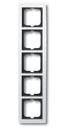 ABB Solo 2CKA001754A4113 Рамка 5-постовая (альпийский белый)
