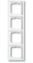 ABB Future Linear 2CKA001754A4176 Рамка 4-постовая (скругленные углы, белая)