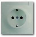 ABB Impuls 2CKA002011A2787 Розетка Schuko (16A, под рамку, с/у, з/к, поле для надписи, шампань-металлик)