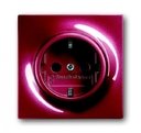 ABB Impuls 2CKA002013A5295 Розетка Schuko (16A, под рамку, с/у, з/к, шторки, ежевика)