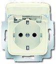 ABB Busch-Duro 2000 2CKA002018A1510 Розетка (16 А, под рамку, крышка, с/у, з/к, слоновая кость)